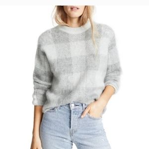 Vince Grey Mohair Blend Sweater
